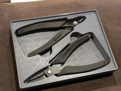 Gridfinity Harbor Freight Flush Cutter and Plier Holder 3x4x3   