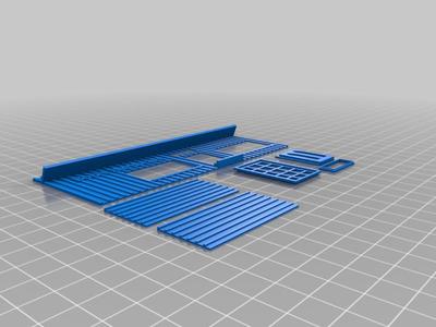 hardware store  HO scale profile building