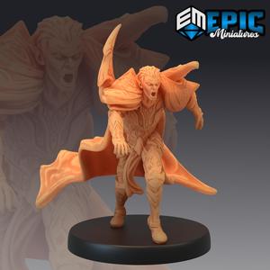 Vampire Warrior Attacking / Undead Master