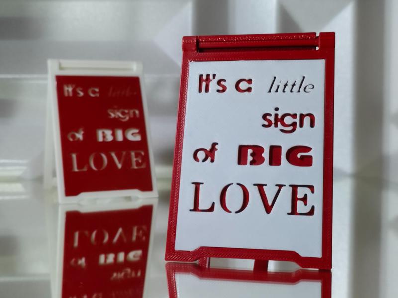 Love sign without AMS