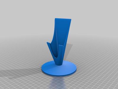 Art Deco Phone Stand OpenSCAD