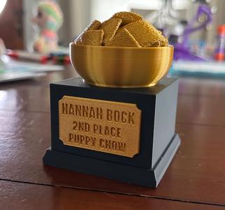 Cereal Bowl Trophy (interchangeable top)