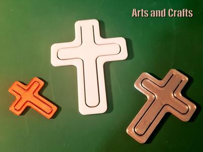 A cross as a bookmark or paperclip