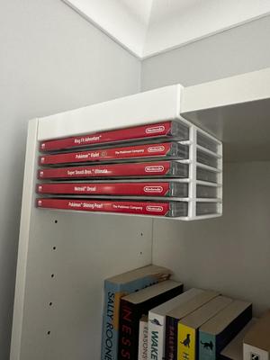 Nintendo Switch Game Storage for Ikea Billy Bookcase (20mm Shelf)