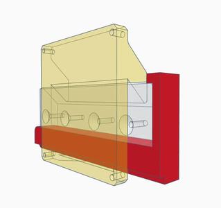 VESA 100x100 Wall Mount Lock   