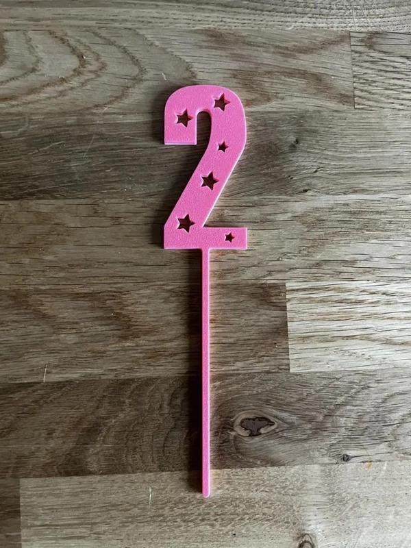 Birthday Cake numbers, cake topper, New Year ornament   