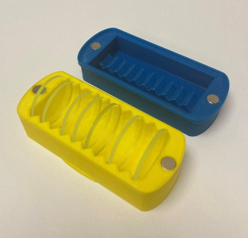 1" Round Thin Section Box with Magnetic Lid