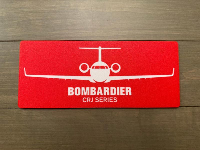 Bombardier CRJ Series Plate
