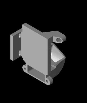 ender 3 s1 fan mount reduced.stl