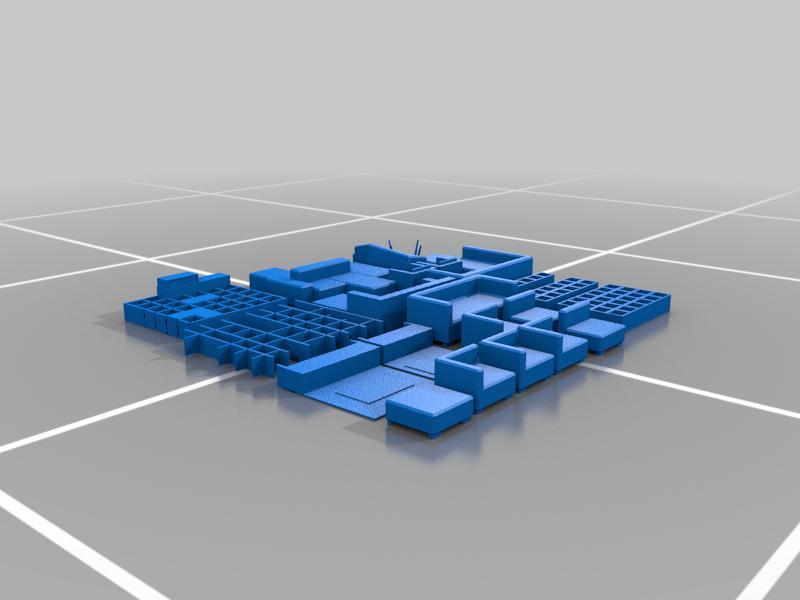 Forniture livingroom scale 1:100