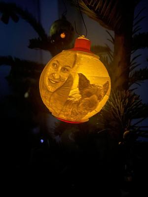 Christmas tree ball top