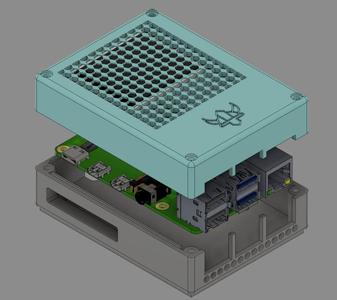 Raspberry Pie 4 B case