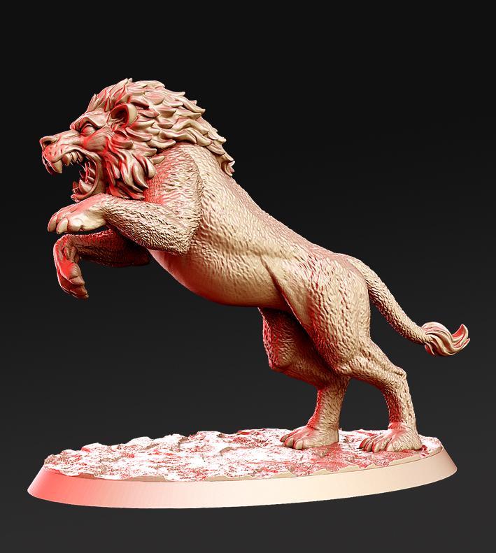 Raios- Lion Gladiator - 32mm - DnD