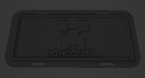 Minecraft Bike Plate