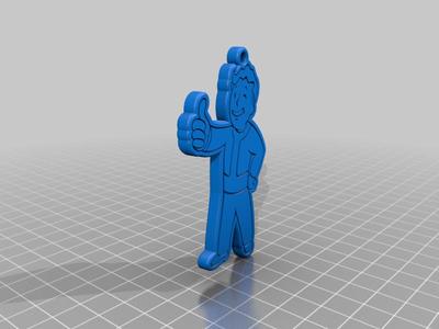 Fallout Keychain STL 