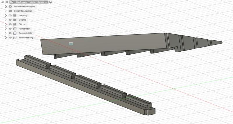 Removable Vacuum Robot Ramp