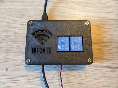 Nodemcu + 2 relay module case low