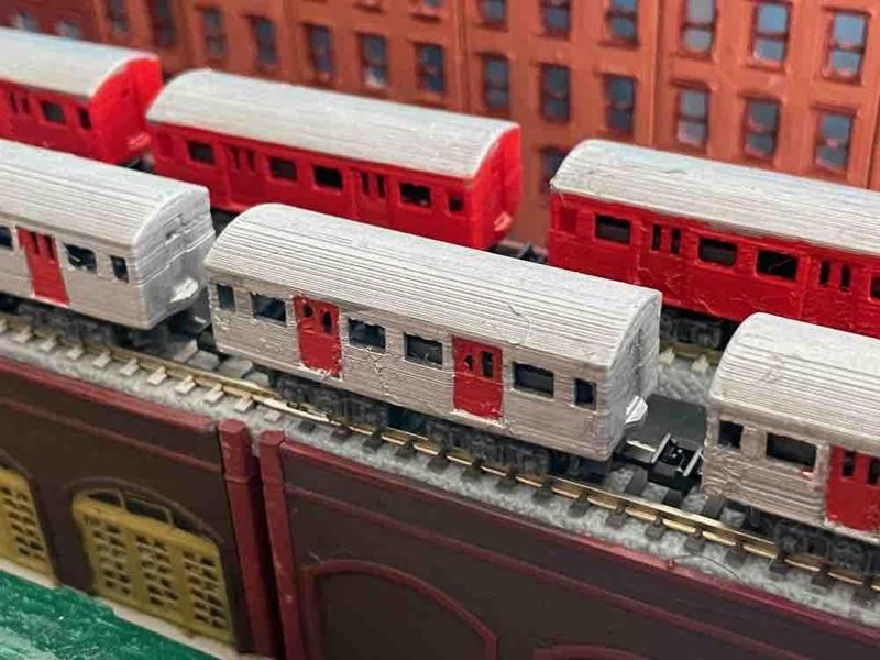 Metro Train 1 - B-car (for Rokuhan Shorty) (z-scale)