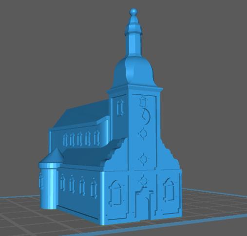1:200 Belgian Cathedral Gaming Terrain