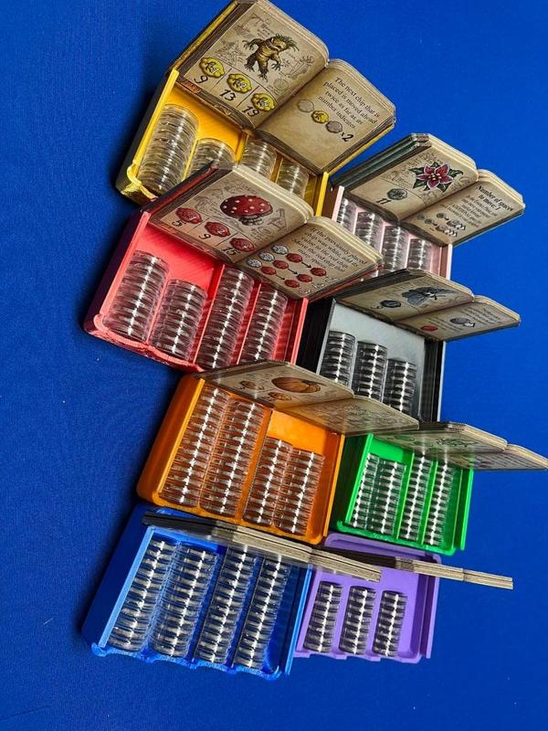 Quacks of Quedlinburg Token boxes (Coin Capsules)