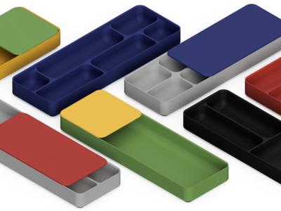 Modular Storage Boxes with lid