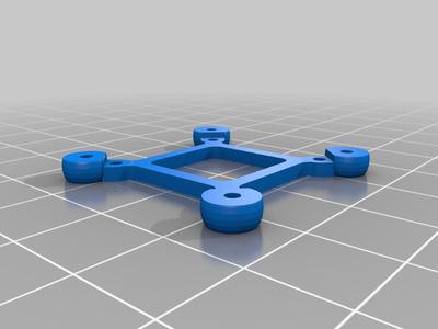 ImpulseRC Apex 5" DJI Air Unit O3 25x25 to 20x20 mount adapter