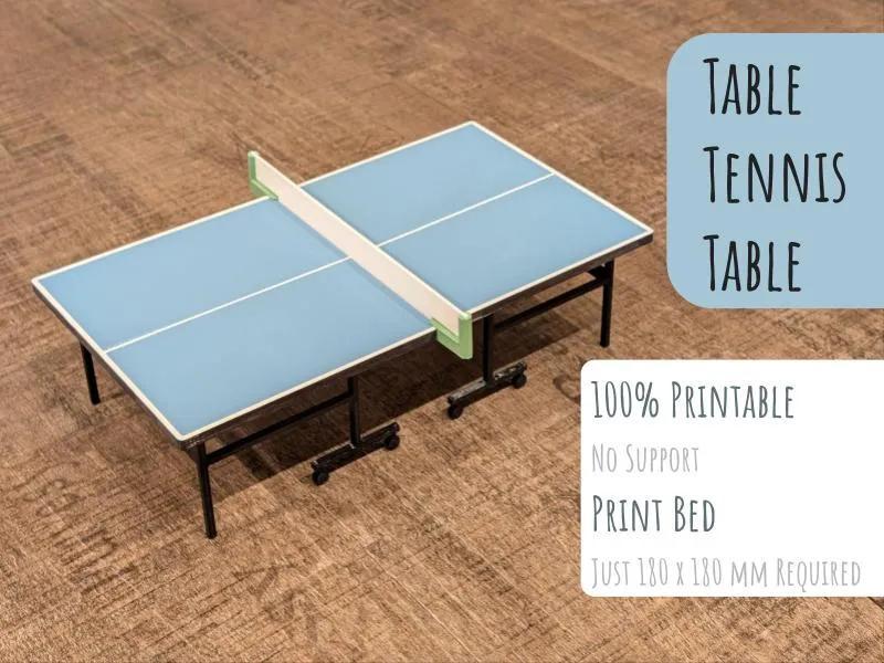 Table Tennis Table - 100% printable - no support   