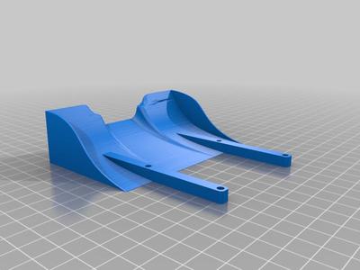 Tamiya Group C rear diffuser for Jaguar XJR-12