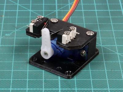servo motor for model railroad turnout