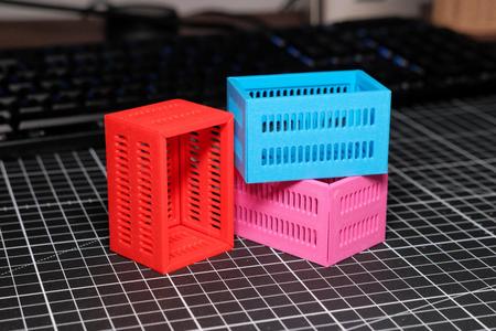 Print-In-Place Desk Basket 