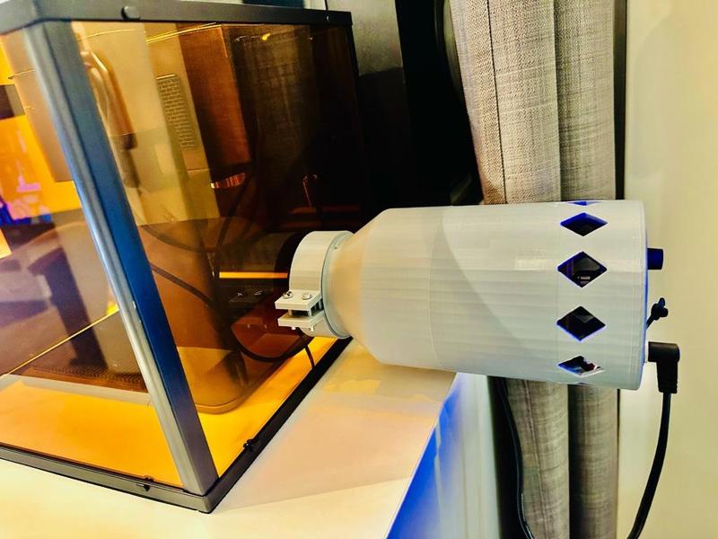 A Fume Extractor / Air Purifier for LaserPecker 4
