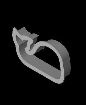 whale cookie cutter