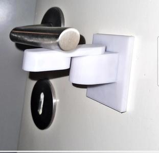 Door lock for handel
