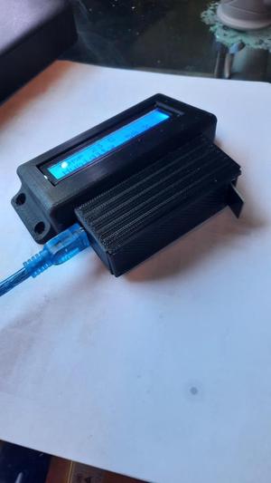 Arduino 16x2 I2C-LCD and Nano with NRF24L01 transciever 