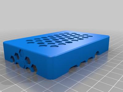 New Raspberry Pi 4 Honeycomb case (Remix)