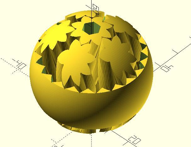 Planetary Gear Sphere /Hemisphere