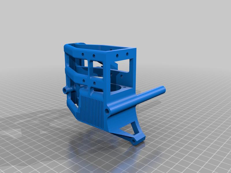 E3D H2 V2S REVO EXTRUDER MOUNT TO HG 20 LINEAR RAIL