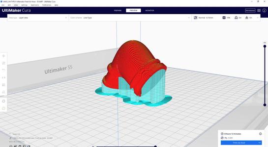 VW TYPE IV Alternator Fresh Air Hose