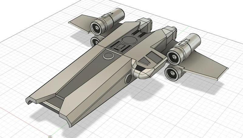 Star Wars - Republic Emissary Ship - Onyx Cinder   