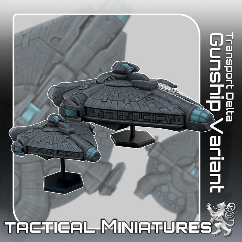Transport Delta Gunship Variant Tactical Miniatures