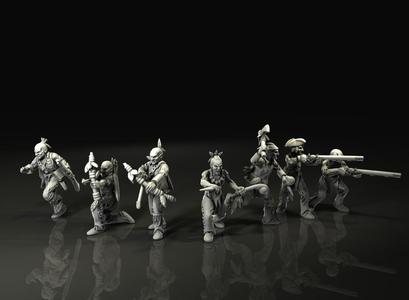 French indian war native american warriors