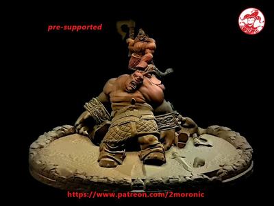 Valsogard's battle with Gmuur diorama