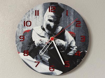 wall / desk clock Terrifier HueForge