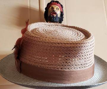 Bobble head hat rest wall mounted