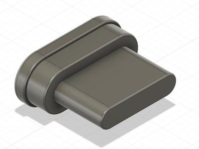 Dust cover for Apple lightning charging port
