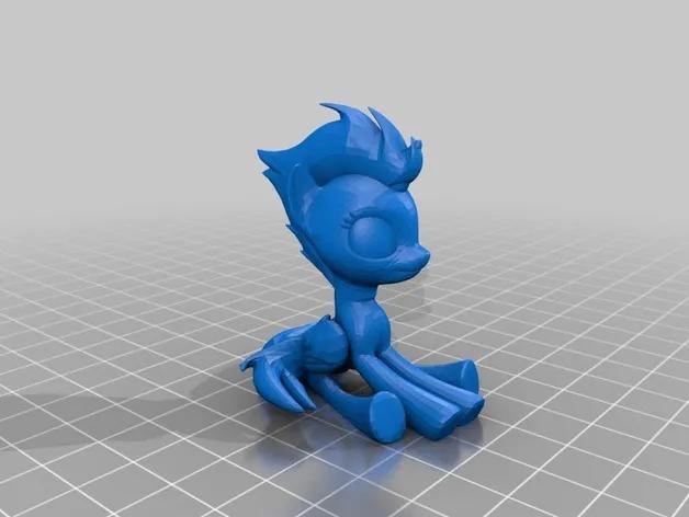 Poppy Lumen Pony at rest   