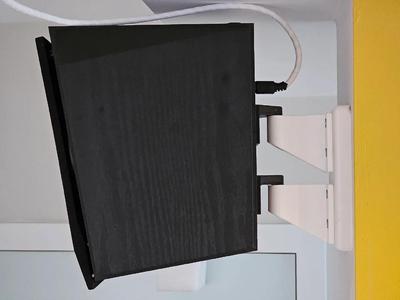 Rotating wall speaker supports   