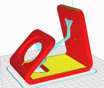 Simple iPhone Stand with Logo