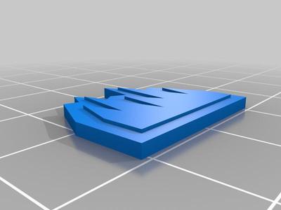 Spirit Island Badlands Token two-color