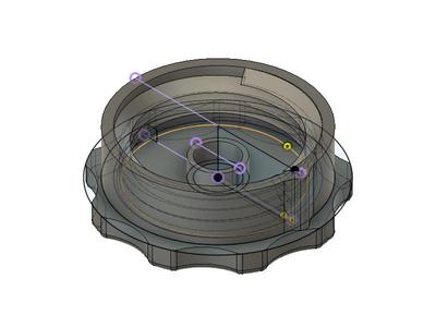 Brake fluid reservoir cap